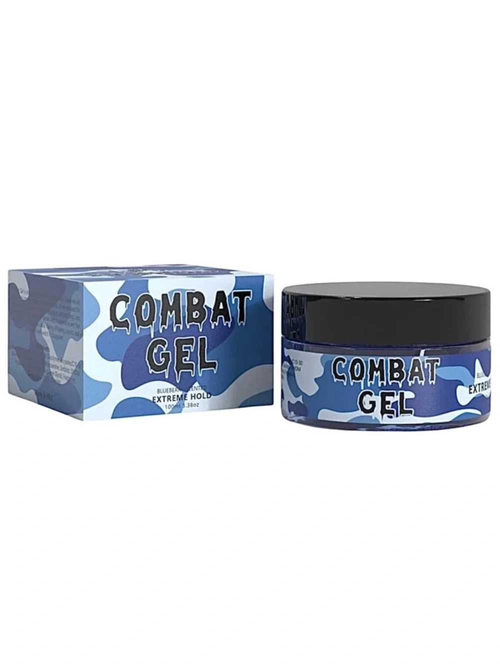 🫐 Combat Gel Blueberry Scented Extreme Hold Hair Gel 3.38oz